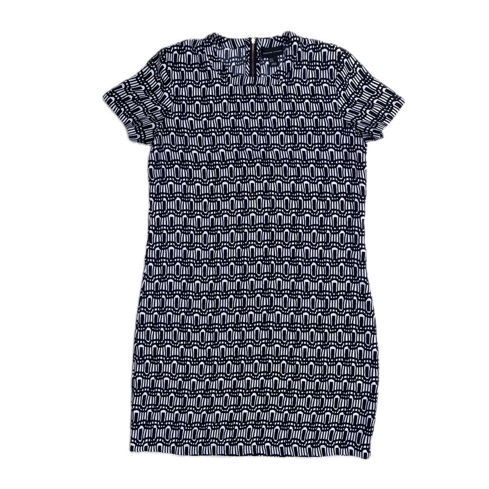 Adrienne Vittadini Short Sleeve Shift Dress Size 2